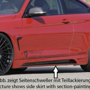 Faldón lateral Rieger para BMW Serie 4 F32/F33