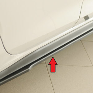 Faldón lateral Rieger para VW Golf 8 GTI/GTD/GTE
