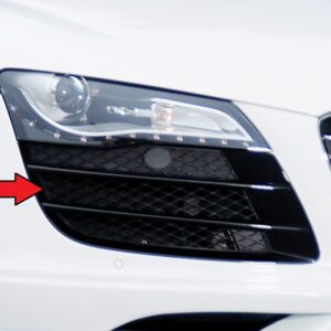 Frontschürzeneinsatz V10 (Gitter) Derecho (Negro Brillante) - Audi R8 V10