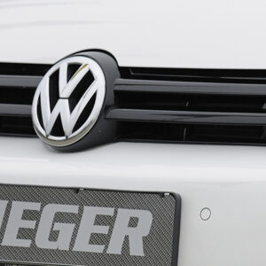Kühlergrill para VW Golf 6 R con emblema R - Color negro brillante