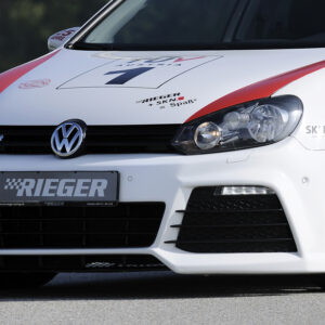Parachoques delantero Rieger para VW Golf 6 (incluye Lufteinlassblenden)