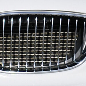 Parrilla delantera facelift BMW, lado izquierdo, cromado/negro