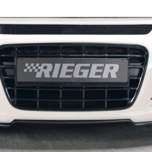 Rejilla Rieger Negra Brillante para Parachoques Delantero - Compatible con VW Scirocco 3