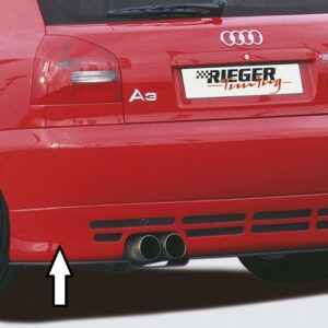 Rieger Difusor Trasero Extensión para Audi A3 (8L) - No Quattro
