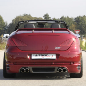 Rieger Difusor Trasero Extensión para Peugeot 307 Cabrio