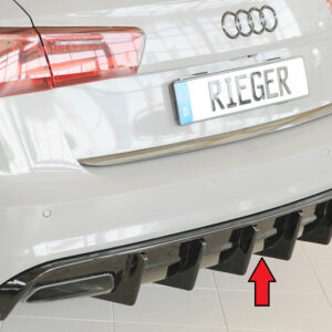 Rieger Difusor Trasero Insert para Audi A6 (4G/C7) con Enganche