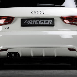 Rieger Difusor Trasero para Audi A1 (8X) - Compatible con Modelos 3 y 5 Puertas