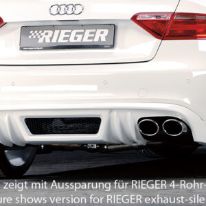 Rieger Difusor Trasero para Audi A5 (B8/B81) Cabrio y Coupé