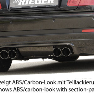 Rieger Difusor Trasero para BMW Serie 3 E46 Cabrio y Coupé (Facelift)