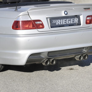 Rieger Difusor Trasero para BMW Serie 3 E46 (Cabrio, Coupé y Sedán)