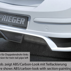 Rieger Difusor Trasero para Opel Astra H (5 Puertas, Hatchback y Sedán)