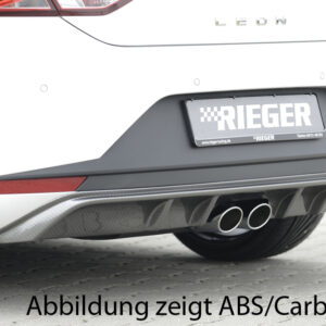 Rieger Difusor Trasero para Seat León FR (5F) - Compatible con Versiones de 3 y 5 Puertas