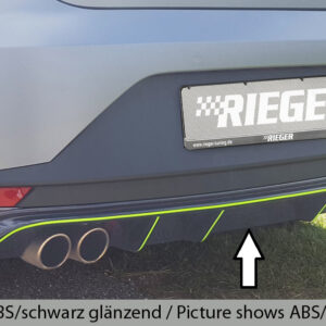 Rieger Difusor Trasero para Seat León FR (5F) – Compatible con 3 y 5 puertas