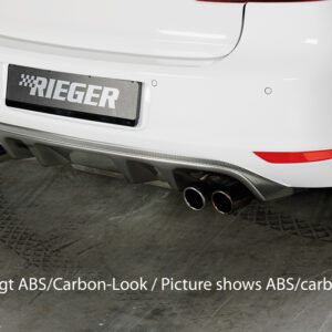 Rieger Difusor Trasero para VW Golf 6 (3 y 5 puertas)