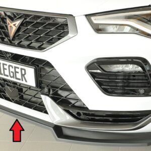 Rieger Lip Delantera para Paragolpes Original Cupra - Compatible con Seat Ateca (5FP) 08.20- (a partir del Facelift)