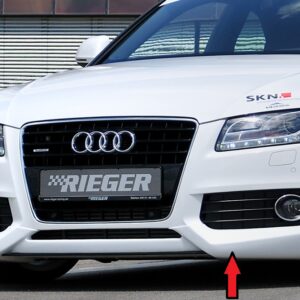 Rieger Lip Delantero ABS para Audi A5 (B8/B81) Cabrio, Coupé y Sportback