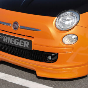 Rieger Lip Delantero ABS para Fiat 500 (312) 2 Puertas (10.07-11.16)