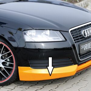 Rieger Lip Delantero para Audi A3 (8P) - Compatible con Modelos Sin S-Line