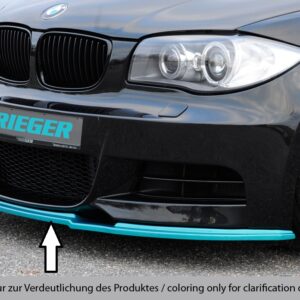 Rieger Lip Delantero para BMW Serie 1 E82/E88