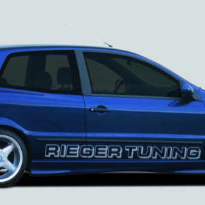 Rieger Faldón lateral para Fiat Bravo - Izquierdo, ABS con HGT