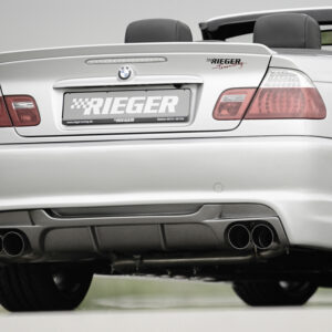RIEGER Silenciador de Escape 4x90mm Tipo 14 para BMW E46