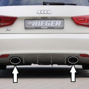 Silenciador de escape Rieger para Audi A1 (8X) - Izquierdo/Derecho