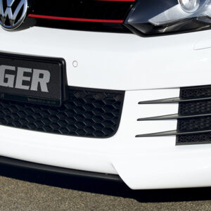 Splitter Rieger para Lip Delantero - Compatible con VW Golf 6 GTD y GTI