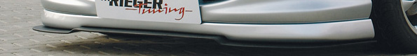 Splitter Rieger para Lip Delantero 52217 - Compatible con Peugeot 206 Cabrio CC y Lim.