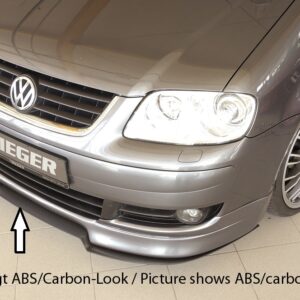 Splitter Rieger para Lip Delantero 59201 - Compatible con VW Touran (1T)
