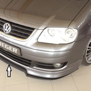 Splitter Rieger para Lip delantero 59201 - Compatible con VW Touran (1T) 03.03-10.06