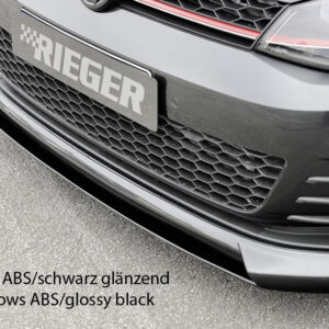 Splitter Rieger para Lip Delantero 59550 / 59551 - Compatible con VW Golf 7 GTI y GTD
