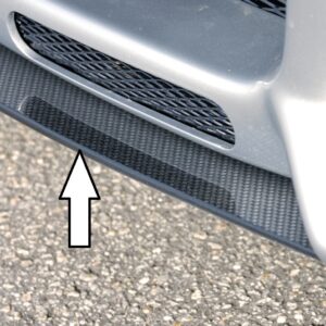 Splitter Rieger para Parachoques Delantero - Compatible con Audi A4 (8E) B6 Avant y Sedan