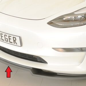 Splitter Rieger para Paragolpes Frontal Original - Compatible con Tesla Model 3 (06.18-09.23)