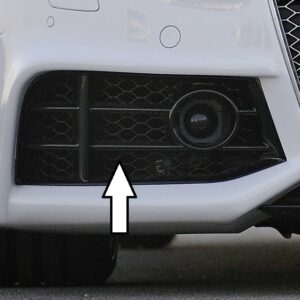 Toma de aire derecha para Audi A4 y A5 con radar de distancia