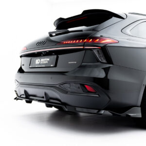 Difusor trasero con aletas verticales V.2 Audi A6 S-Line C9