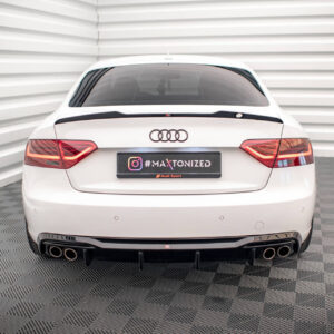 Difusor Trasero Audi A5 Sportback 8T Facelift Versión con doble salida de escape en ambos lados
