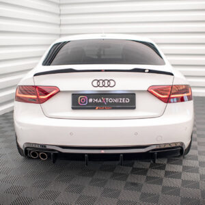 Difusor Trasero Audi A5 Sportback 8T Facelift Versión con Doble Salida de Escape en un Lado